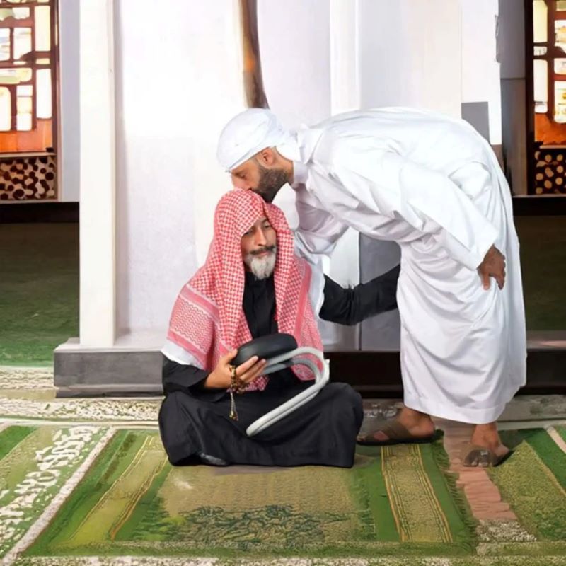 Pray without knee pain.