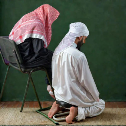 Pray without knee pain.